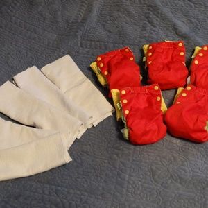 6 Antsy Pants Pull-ups size 2T and 5 inserts cloth